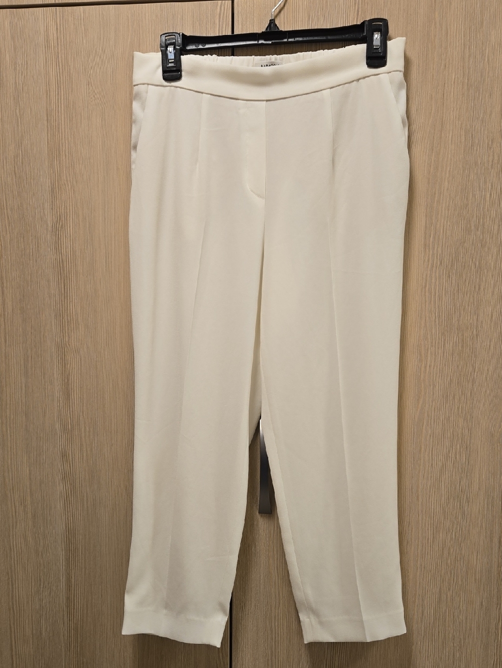 Babaton Cream Pull-On Cropped Trousers